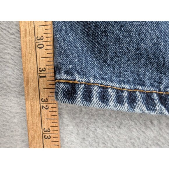 Levis 550 Jeans Mens Size 36x32 Blue Classic Straight Comfort 100% Cotton Y2K - Picture 6 of 13